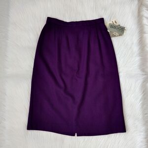 Vintage Briggs Purple Wool Skirt
